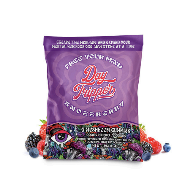 Day Tripper Mushroom 3ct Gummies / Snozzberry
